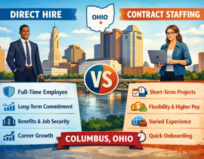 Direct Hire vs Contract Staffing in Columbus OH