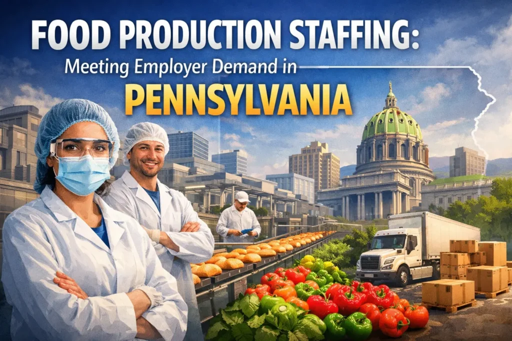 Food Production Staffing Pennsylvania Meeting Employer Demand Onsite Personnel