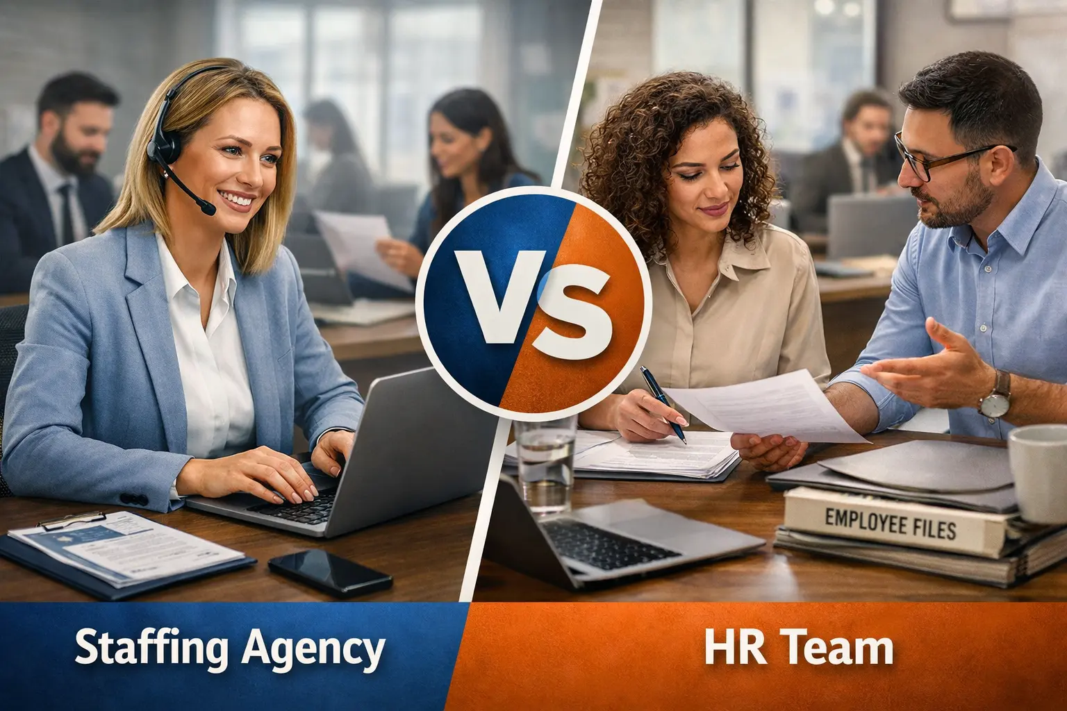 Staffing Agency vs. HR Team What Saves More Time